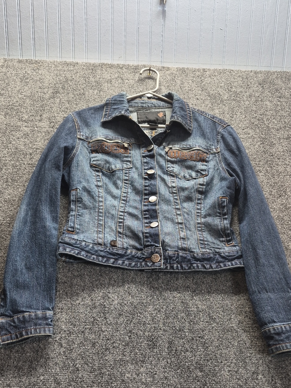 Rocawear Women's Blue Denim Jean Jacket